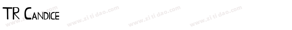 TR Candice字体转换